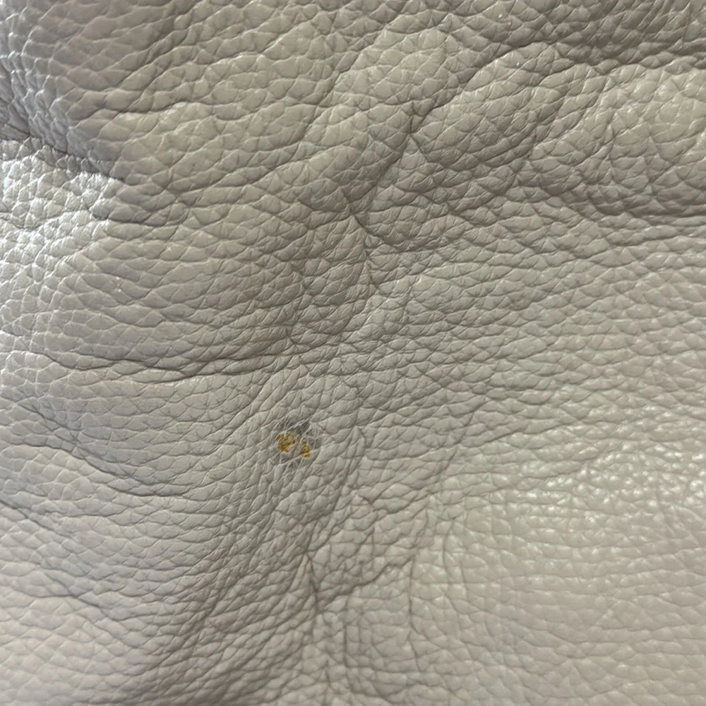 DOONEY & BOURKE Pebbled Leather Gray Logo Lock Sac Size 12”x12.5”x5” - Picture 12 of 12